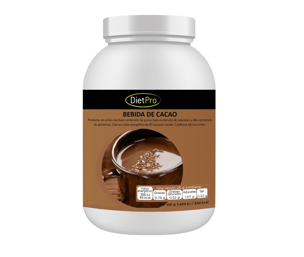 Envase económico Bebida sabor cacao