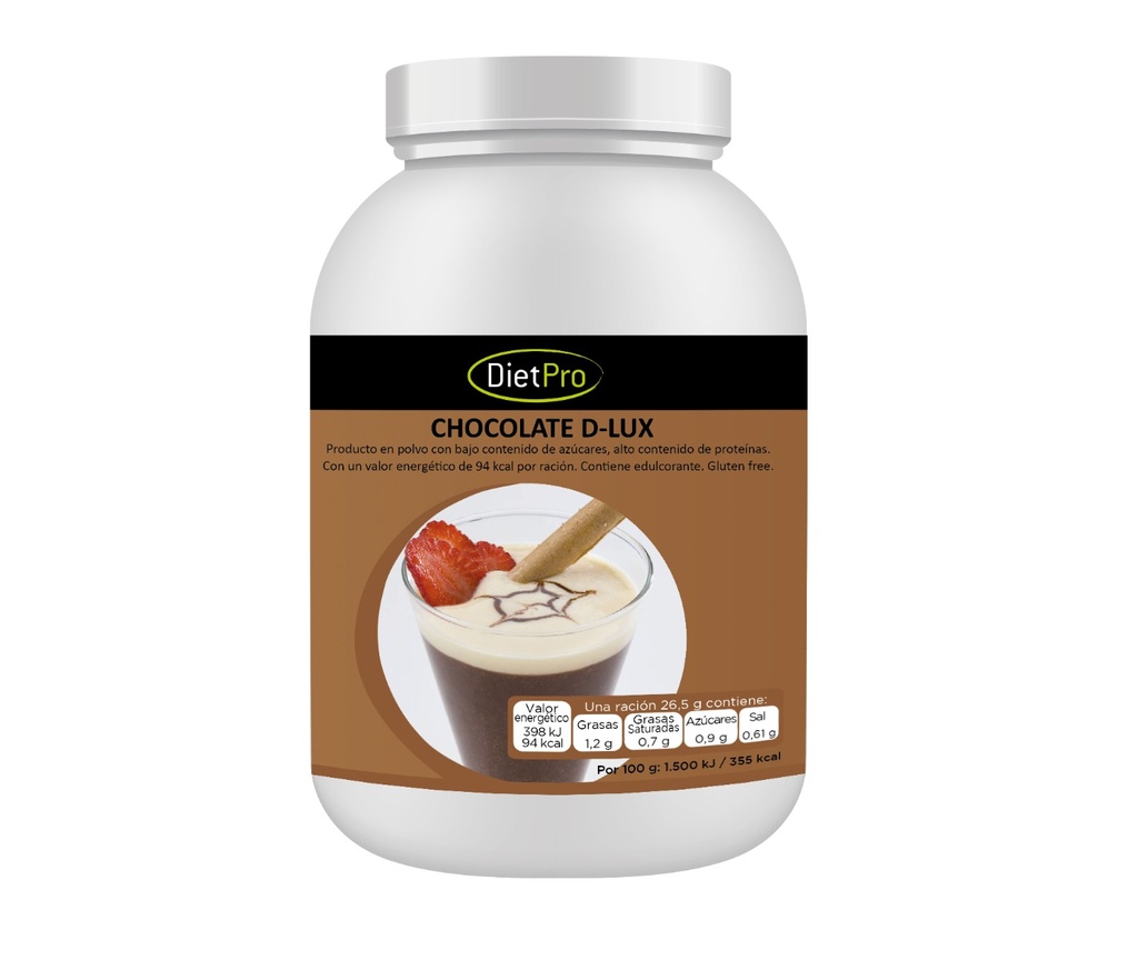 Envase económico Bebida sabor chocolate D-Lux