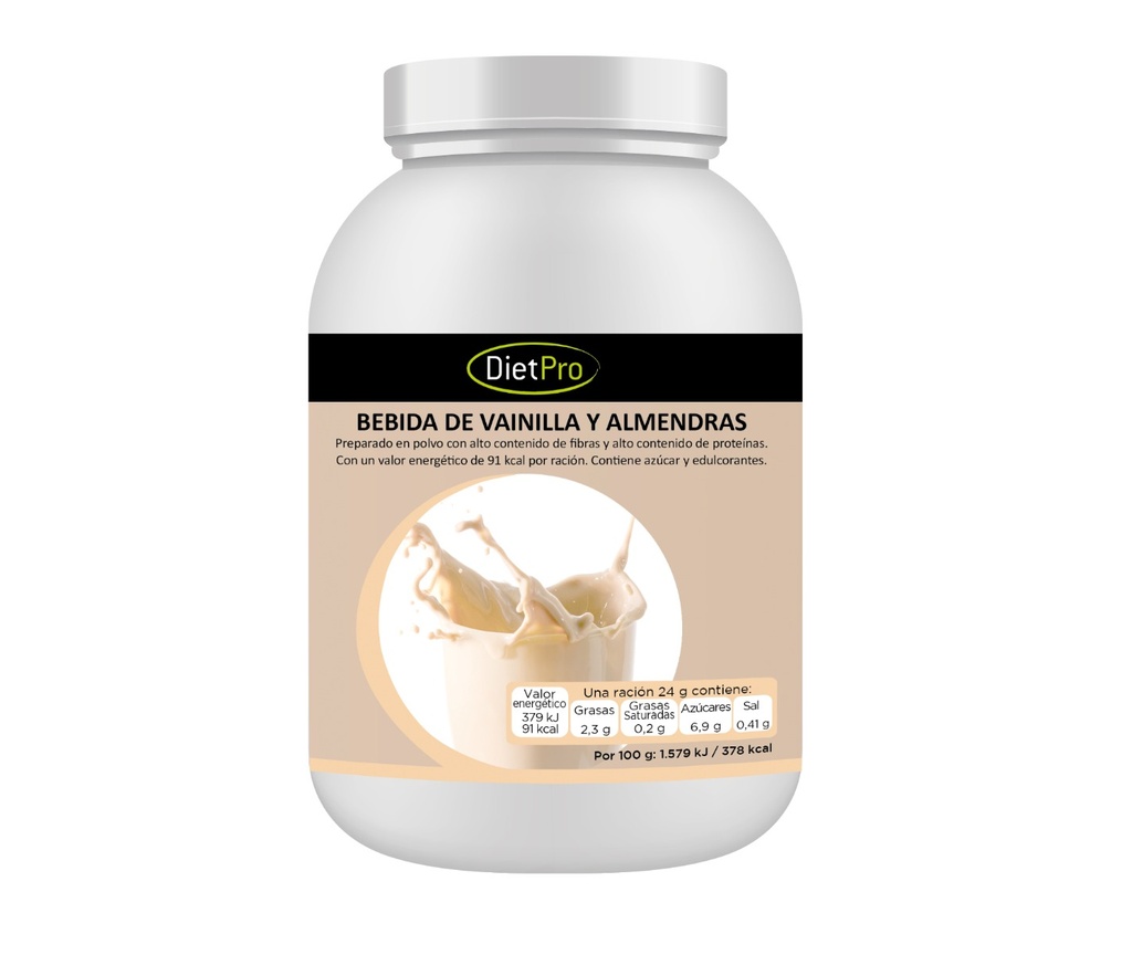 Envase económico Bebida vegana sabor vainilla