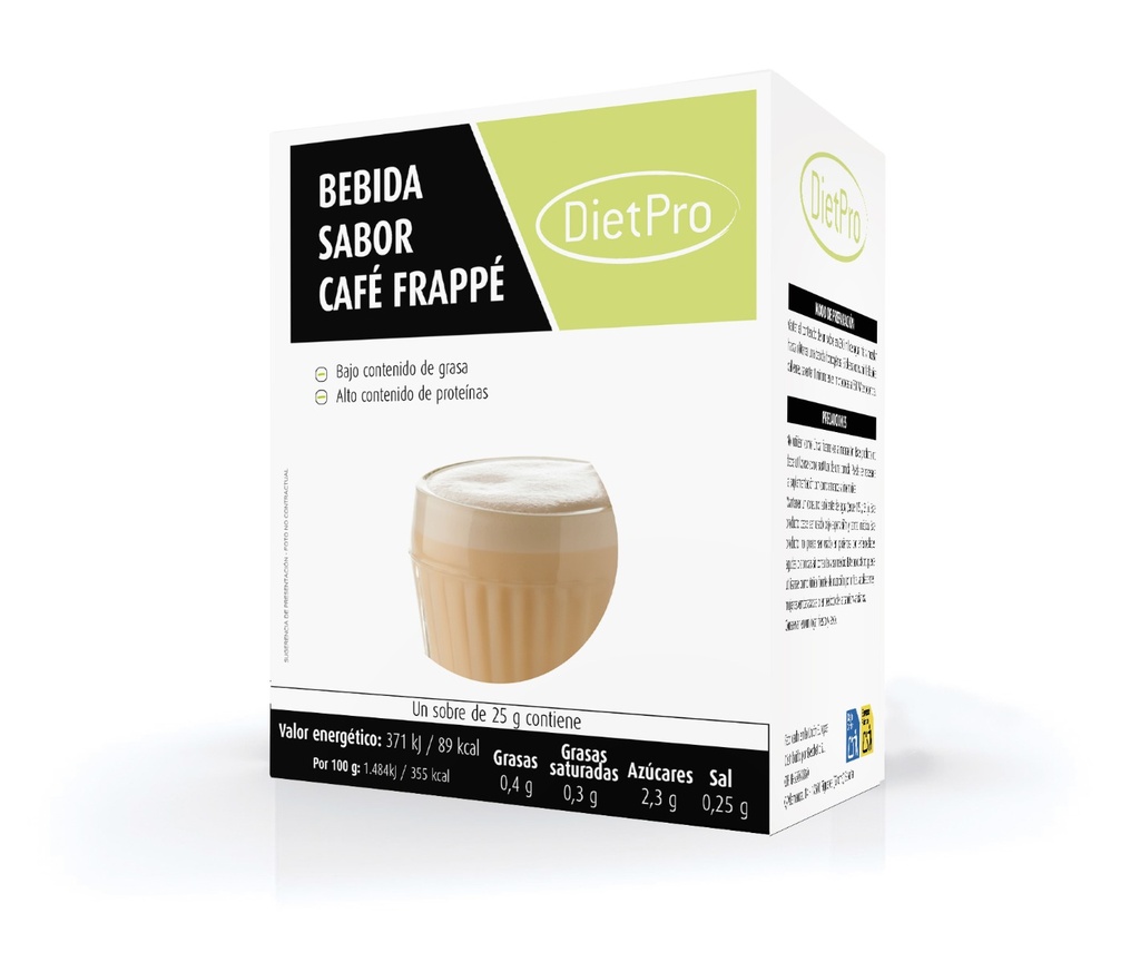 Bebida sabor a Café Frappé (5 uds)