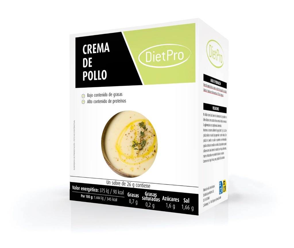 Crema sabor a Pollo (5 uds)