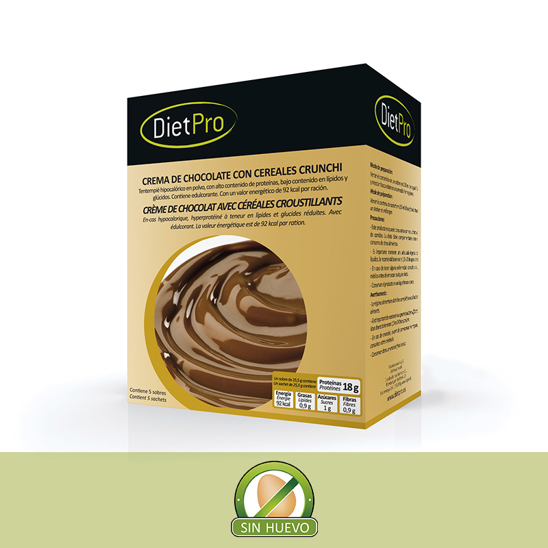 Crema de chocolate con Cereales Crunchy (5 uds)