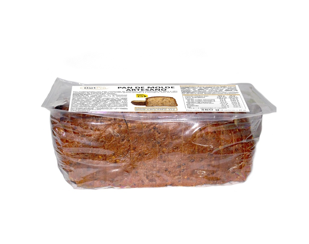 Pan de molde artesano 360g